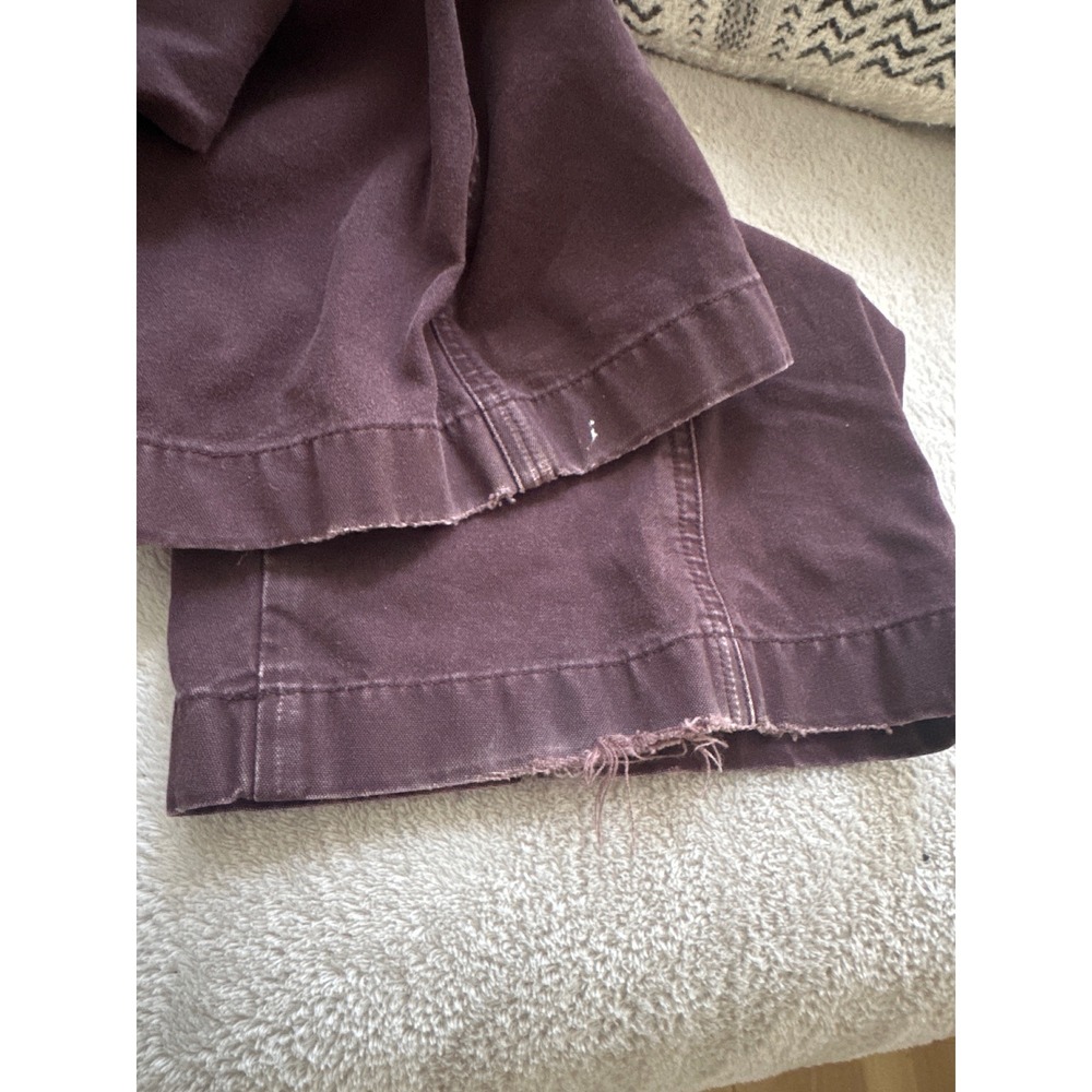 Arcteryx Womens 8 Cargo Pants Purple Cotton Canvas Straight Leg Hiking Outdoor - Picture 12 of 12